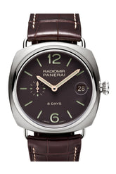 Panerai Radiomir 8 Days Titanio 45Mm Brown Dial Mens Watch Pam00346